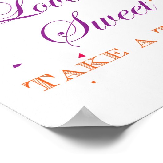 Fiesta Bruiloft Feestspel Bord 8x10 Poster (Hoek)