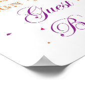 Fiesta Bruiloft Feestspel Bord 8x10 Poster (Hoek)