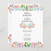 FIESTA BRUILOFT - Floral Folakart Modern