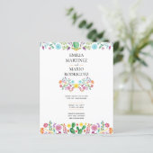 FIESTA BRUILOFT - Floral Folakart Modern (Staand voorkant)