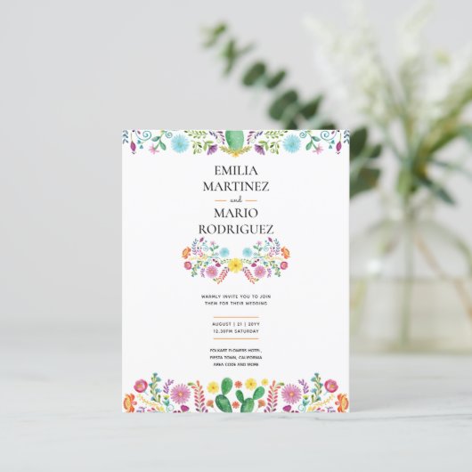 FIESTA BRUILOFT - Floral Folakart Modern