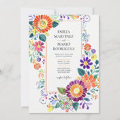 FIESTA BRUILOFT - Folkart Bloemen Modern (Voorkant)