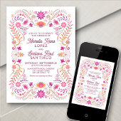 Fiesta bruiloft uitnodiging