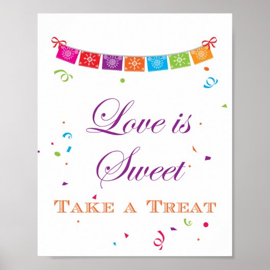 Fiesta Bruiloftsfeest Spel Bord 8x10 Poster (Voorkant)