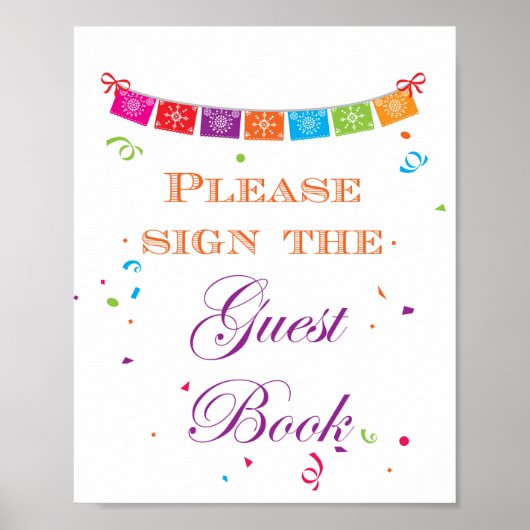 Fiesta Bruiloftsfeest Spel Bord 8x10 Poster (Voorkant)