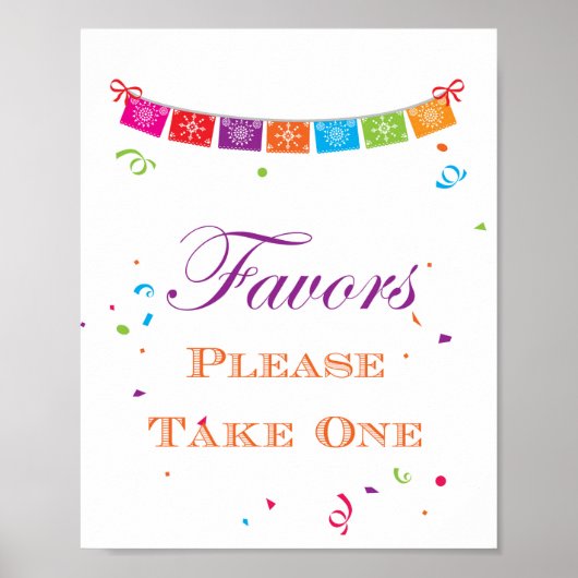 Fiesta Bruiloftsfeest Spel Bord 8x10 Poster (Voorkant)
