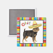 Fiesta Brussels Griffon Magneet (Voorkant / Achterkant)