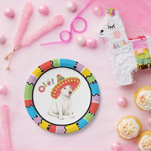Fiesta Bull Terrier Papieren Bordje (Feest)