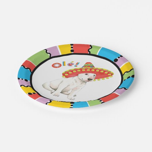 Fiesta Bull Terrier Papieren Bordje (Gekanteld)