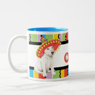 Fiesta Bull Terrier Tweekleurige Koffiemok