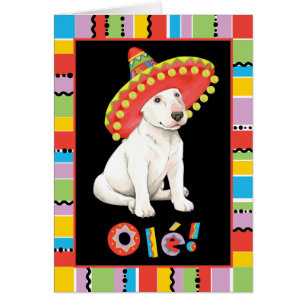 Fiesta Bull Terrier Wenskaart