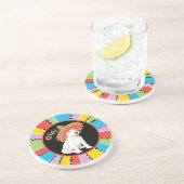 Fiesta Bull Terrier Zandsteen Onderzetter (Zijkant)