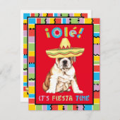 Fiesta Bulldog Kaart (Voorkant / Achterkant)
