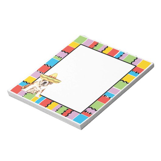 Fiesta Bulldog Notitieblok (Linkerzijde)