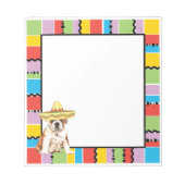 Fiesta Bulldog Notitieblok (Voorkant)