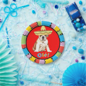 Fiesta Bulldog Papieren Bordje (Feest)