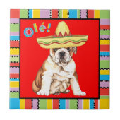 Fiesta Bulldog Tegeltje (Voorkant)