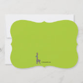 Fiesta Burro Uitnodiging (Achterkant)