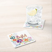 FIESTA Cacti Folkart Bloemen Aangepast Kartonnen Onderzetters (Insitu)