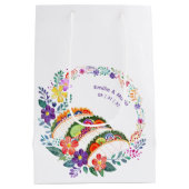 FIESTA Cacti Folkart Bloemen Aangepast Medium Cadeauzakje (Achterkant)