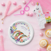 FIESTA Cacti Folkart Bloemen Custom Papieren Bordje (Feest)