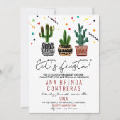 Fiesta Cactus Baby shower Uitnodiging (Voorkant)