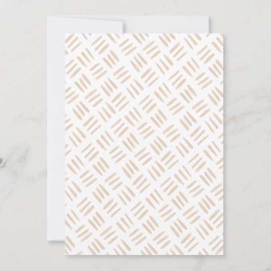 Fiesta Cactus Boho Girl Birthday Party Kaart (Achterkant)