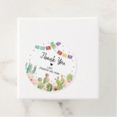 Fiesta Cactus Boho Vrijgezellenfeest Bedankjes Labels (In situ)