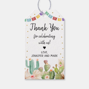 Fiesta Cactus Boho Vrijgezellenfeest Cadeaulabel