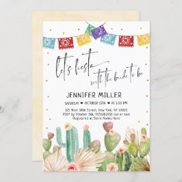 Fiesta Cactus Boho Vrijgezellenfeest Kaart