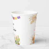 Fiesta Cactus Boho Vrijgezellenfeest Paper Cups Papieren Bekers (Links)