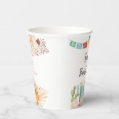 Fiesta Cactus Boho Vrijgezellenfeest Paper Cups Papieren Bekers (Rechts)