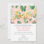 Fiesta Cactus Bridal Shower Uitnodiging (Voorkant)