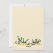 Fiesta Cactus Bridal Shower Uitnodiging (Achterkant)