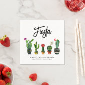 Fiesta Cactus Bruiloftsborrel Servet (Insitu)