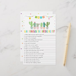 Fiesta Cactus die het beste spel kent