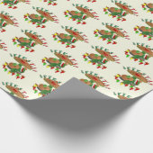 Fiesta Cactus, Guitar en Dansende Peppers Cadeaupapier (Hoek)