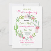 Fiesta Cactus Invitation Kaart (Voorkant)