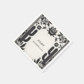 Fiesta Cactus Liefde in Bloei Mexicaanse Bruidsdou Servet (Hoek)