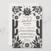 Fiesta cactus liefde in bloei Mexicanen Vrijgezell Kaart (Voorkant)