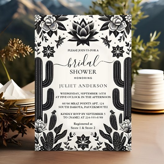 Fiesta cactus liefde in bloei Mexicanen Vrijgezell Kaart