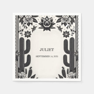 Fiesta cactus liefde in bloei Mexicanen Vrijgezell Servet