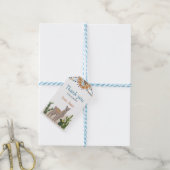 Fiesta Cactus Llama Baby shower Cadeaulabel (Met Touw)