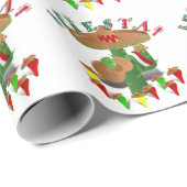 Fiesta Cactus met gitaar & danspeppers Cadeaupapier (Rol Hoek)