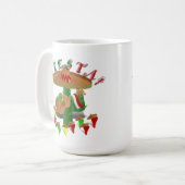 Fiesta Cactus met gitaar & danspeppers Koffiemok (Voorkant links)