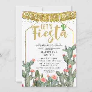 Fiesta Cactus Mexicaans Vrijgezellenfeest Kaart