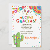 Fiesta Cactus Mexicaanse Nacho Gemiddelde Muchas G Kaart (Voorkant)