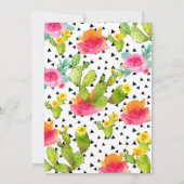 Fiesta Cactus Nacho Gemiddeld Baby shower Kaart (Achterkant)