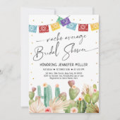 Fiesta Cactus Nacho Gemiddeld Vrijgezellenfeest Kaart (Voorkant)