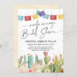 Fiesta Cactus Nacho Gemiddeld Vrijgezellenfeest Kaart